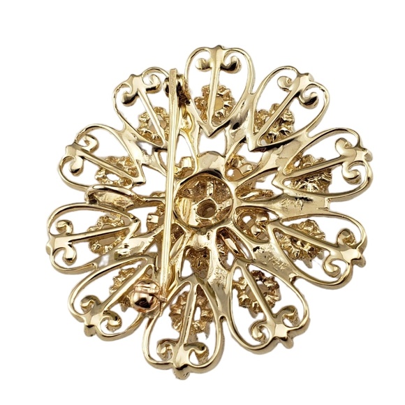 14 Karat Yellow Gold and Opal Brooch/Pendant #16740 - Picture 4 of 6